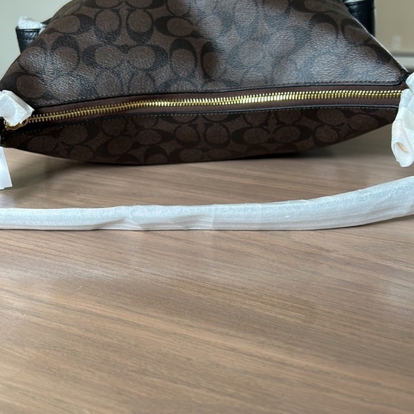 NWT $478 Coach NWT Pennie Shoulder/Crossbody Bag in Signature Canvas - Picture 12 of 14